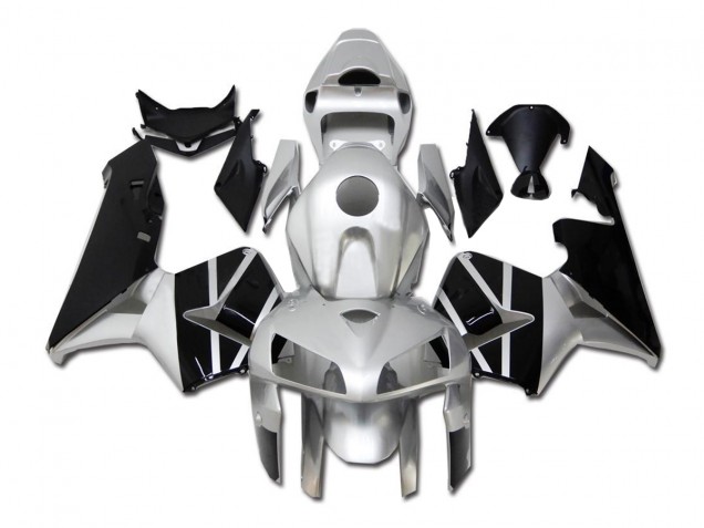 2005-2006 Silber Schwarz CBR600RR Motorrad Verkleidung 2005-2006 Silber Schwarz CBR600RR Motorrad Verkleidung