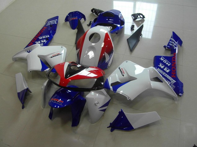 2005-2006 Weiß Blau Rot HRC CBR600RR Motorrad Verkleidung 2005-2006 Weiß Blau Rot HRC CBR600RR Motorrad Verkleidung