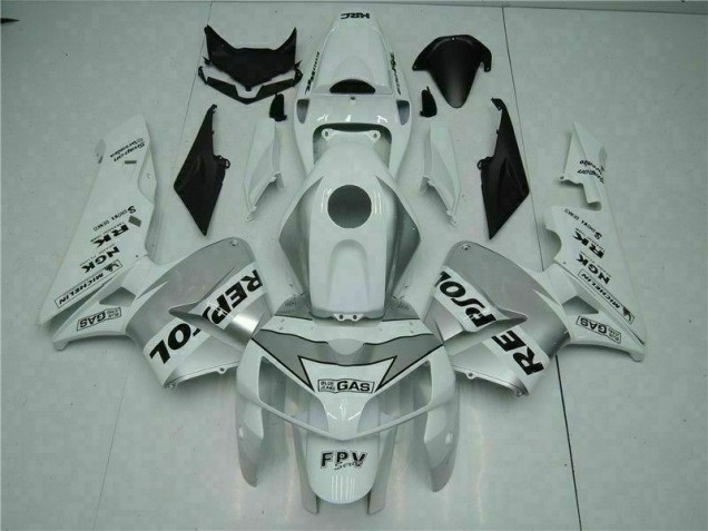 2005-2006 Weiß CBR600RR Motor Verkleidung