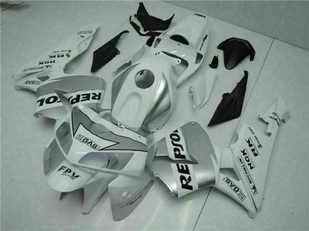 2005-2006 Weiß CBR600RR Motor Verkleidung