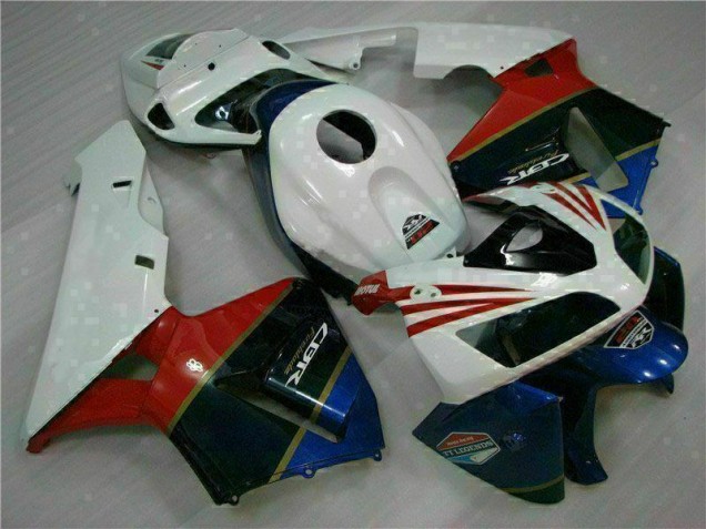 2005-2006 Weiß CBR600RR Motorrad Vollverkleidung 2005-2006 Weiß CBR600RR Motorrad Vollverkleidung