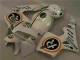 2005-2006 Weiß Repsol CBR600RR Motorrad Verkleidung 2005-2006 Weiß Repsol CBR600RR Motorrad Verkleidung