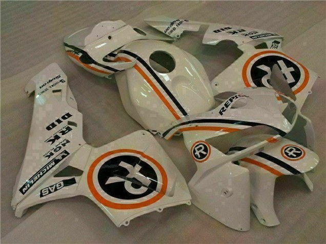 2005-2006 Weiß Repsol CBR600RR Motorrad Verkleidung 2005-2006 Weiß Repsol CBR600RR Motorrad Verkleidung