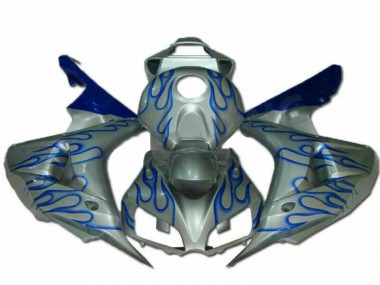 2006-2007 Blau Flamme Silber CBR1000RR Motorrad Verkleidung