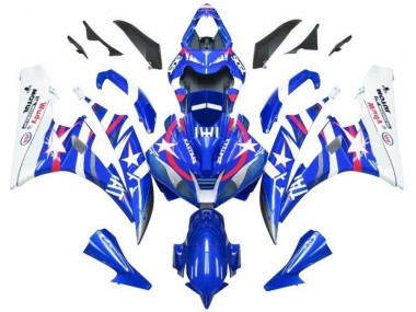 2006-2007 Blau Star Fiat YZF R6 Motorrad Verkleidung