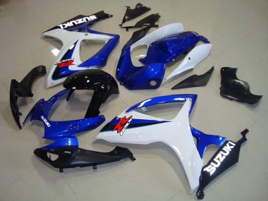 2006-2007 Blau Weiß Schwarz GSXR 750 Motorrad Verkleidung