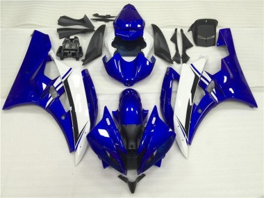 2006-2007 Blau Weiß YZF R6 Motorrad Verkleidung & Plastik