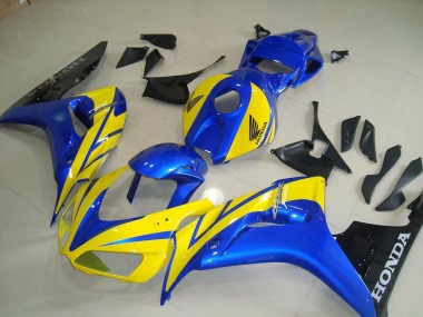 2006-2007 Gelb Blau Schwarz CBR1000RR Motorrad Verkleidung