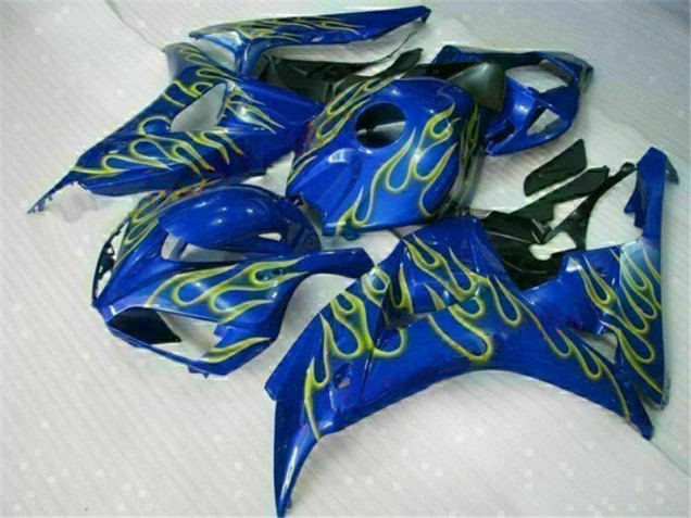 2006-2007 Gelb Flamme Blau CBR1000RR Motorrad Verkleidung