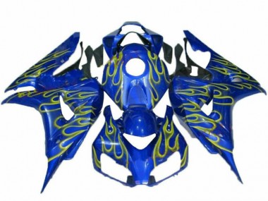 2006-2007 Gelb Flamme Blau CBR1000RR Motorrad Verkleidung