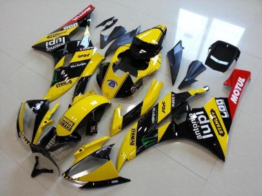 2006-2007 Gelb Monster Lupi YZF R6 Motorrad Verkleidung