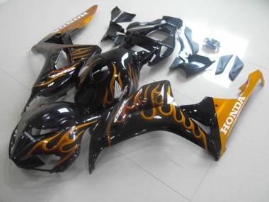 2006-2007 Gold Flamme CBR1000RR Motorrad Verkleidung