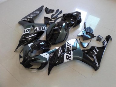 2006-2007 Grau Schwarz Repsol CBR1000RR Motorrad Verkleidung