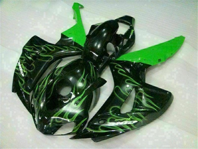 2006-2007 Grüne Flamme Schwarz CBR1000RR Motorrad Verkleidung 2006-2007 Grüne Flamme Schwarz CBR1000RR Motorrad Verkleidung