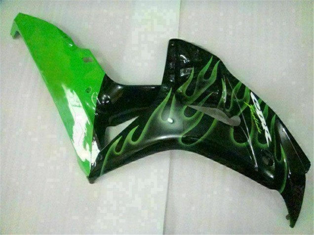 2006-2007 Grüne Flamme Schwarz CBR1000RR Motorrad Verkleidung 2006-2007 Grüne Flamme Schwarz CBR1000RR Motorrad Verkleidung