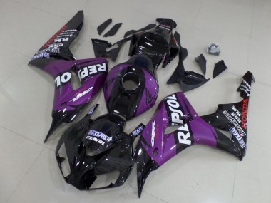 2006-2007 Lila Repsol CBR1000RR Motorrad Verkleidung