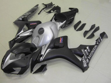 2006-2007 Matt Schwarz Silber CBR1000RR Motorrad Verkleidung