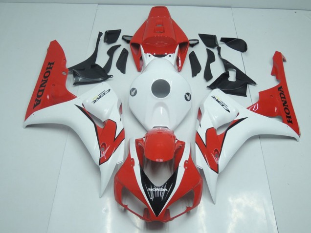 2006-2007 Orange Rot und Weiß CBR1000RR Motorrad Verkleidung