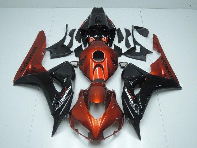 2006-2007 Orange und Schwarz CBR1000RR Motorrad Verkleidung 2006-2007 Orange und Schwarz CBR1000RR Motorrad Verkleidung