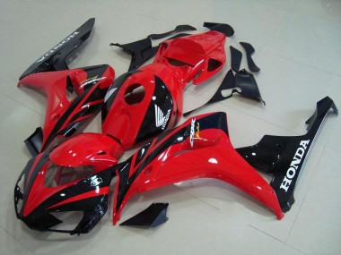2006-2007 Rot Schwarz CBR1000RR Motorrad Vollverkleidung