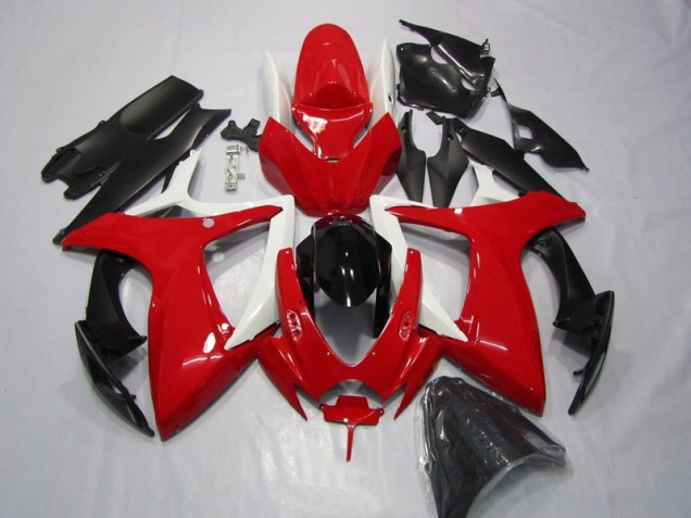 2006-2007 Rot Schwarz GSXR 600 Motorrad Verkleidung 2006-2007 Rot Schwarz GSXR 600 Motorrad Verkleidung