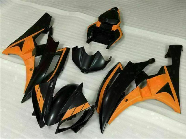 2006-2007 Schwarz Orange YZF R6 Motorrad Verkleidung 2006-2007 Schwarz Orange YZF R6 Motorrad Verkleidung