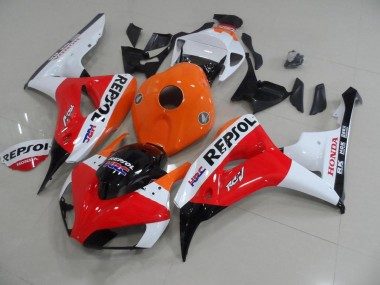 2006-2007 Schwarz Rot Weiß Repsol CBR1000RR Motorrad Verkleidung