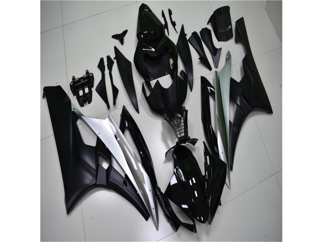 2006-2007 Silber Schwarz YZF R6 Motorrad Verkleidungen 2006-2007 Silber Schwarz YZF R6 Motorrad Verkleidungen