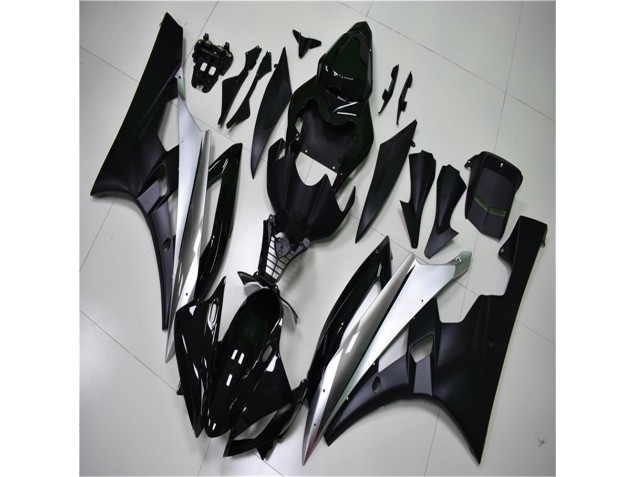 2006-2007 Silber Schwarz YZF R6 Motorrad Verkleidungen 2006-2007 Silber Schwarz YZF R6 Motorrad Verkleidungen