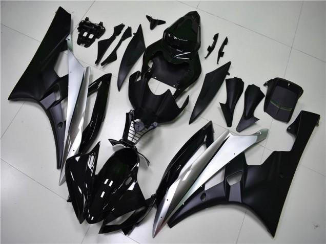 2006-2007 Silber Schwarz YZF R6 Motorrad Verkleidungen 2006-2007 Silber Schwarz YZF R6 Motorrad Verkleidungen