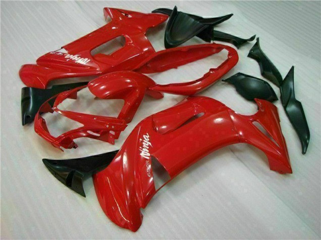 2006-2008 Glänzend Rot EX650 Motorrad Verkleidung 2006-2008 Glänzend Rot EX650 Motorrad Verkleidung