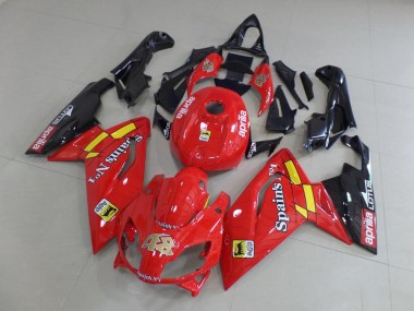 2006-2011 Rot und Schwarz RS125 Motorrad Verkleidung