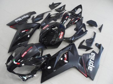 2006-2011 Schwarz und Matt Schwarz RS125 Motorrad Verkleidung