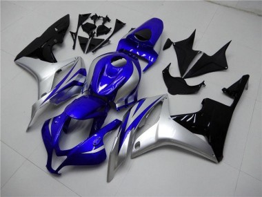 2007-2008 Blau Silber Schwarz CBR600RR Motorrad Verkleidung