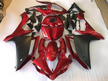 2007-2008 Matt Schwarz Rot YZF R1 Motorrad Verkleidungen