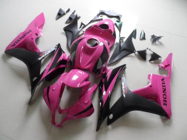 2007-2008 Rosa Schwarz CBR600RR Motorrad Verkleidung