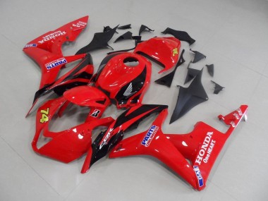 2007-2008 Rot Schwarz Rennen CBR600RR Motorrad Verkleidung
