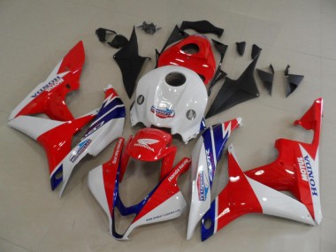 2007-2008 Rot Weiß CBR600RR Motorrad Vollverkleidung