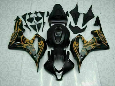 2007-2008 Schwarz CBR600RR Motorrad Verkleidung