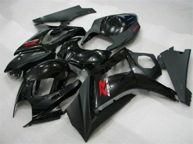 2007-2008 Schwarz GSXR 1000 Motorrad Verkleidung & Plastik