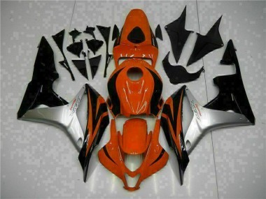 2007-2008 Schwarz Rot Silber CBR600RR Motorrad Verkleidung
