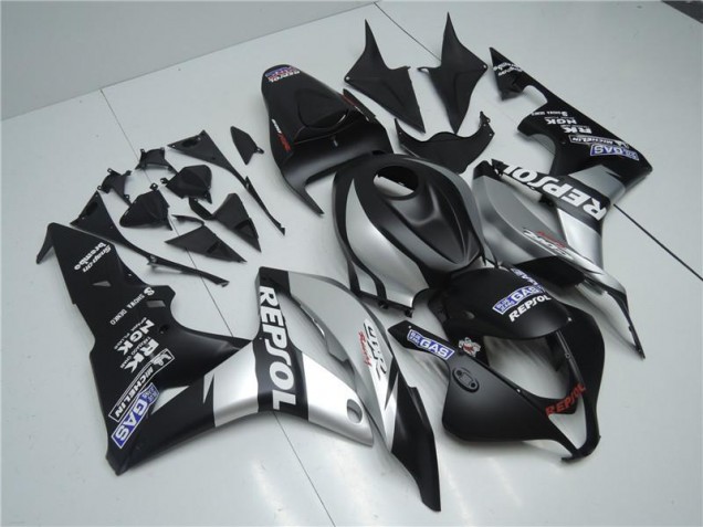 2007-2008 Silber Repsol Schwarz CBR600RR Motorrad Verkleidung 2007-2008 Silber Repsol Schwarz CBR600RR Motorrad Verkleidung