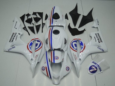 2007-2008 Weiß CBR600RR Motorrad Verkleidungen