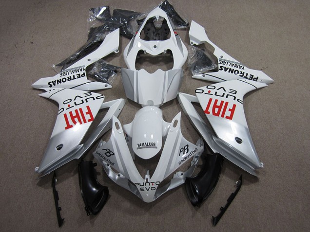 2007-2008 Weiß Fiat YZF R1 Motorrad Verkleidung
