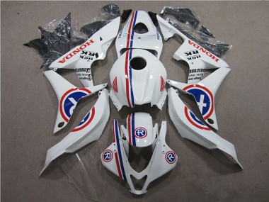 2007-2008 Weiß R CBR600RR Motorrad Verkleidung