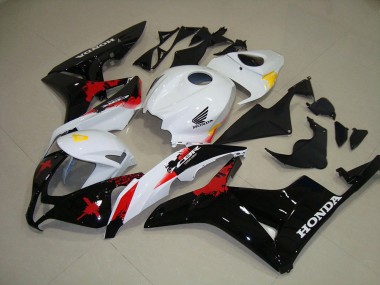2007-2008 Weiß Schwarz Rot CBR600RR Motorrad Verkleidung