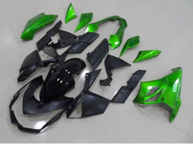 2007-2009 Schwarz Grün Z1000 Motorrad Verkleidung