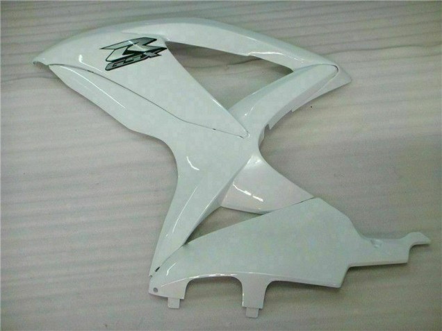 2008-2010 Weiß GSXR 600/750 Motorrad Verkleidung
