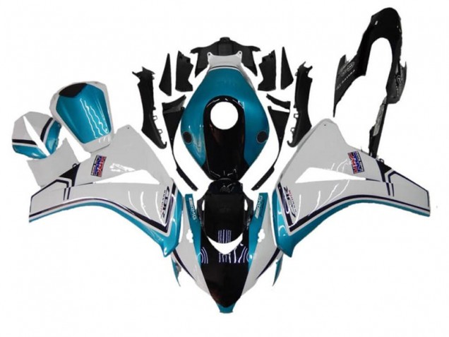 2008-2011 Blau Weiß Schwarz CBR1000RR Motorrad Verkleidung