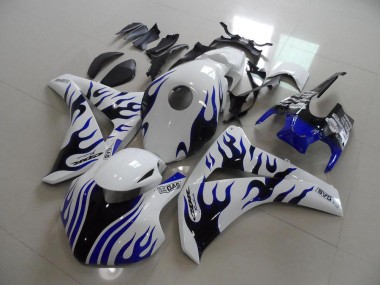 2008-2011 Blau schwarze Flamme Rennen CBR1000RR Motorrad Verkleidung